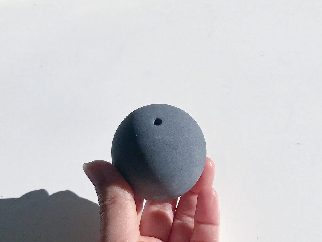 Jesmonite Ball Incense Holder-Jesmonite Round Incense Burner