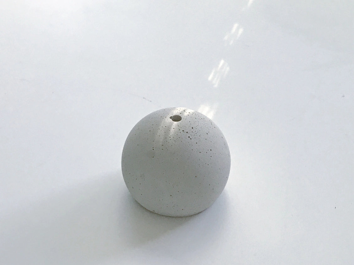 Jesmonite Ball Incense Holder-Jesmonite Round Incense Burner