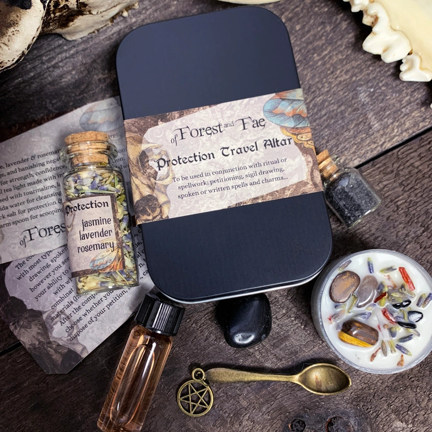 Protection Travel Altar • Witch Kit For Rituals & Spells Diy