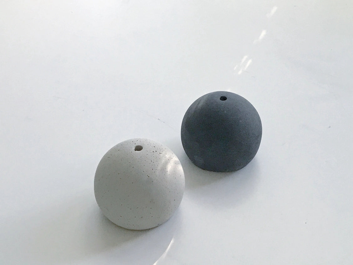 Jesmonite Ball Incense Holder-Jesmonite Round Incense Burner