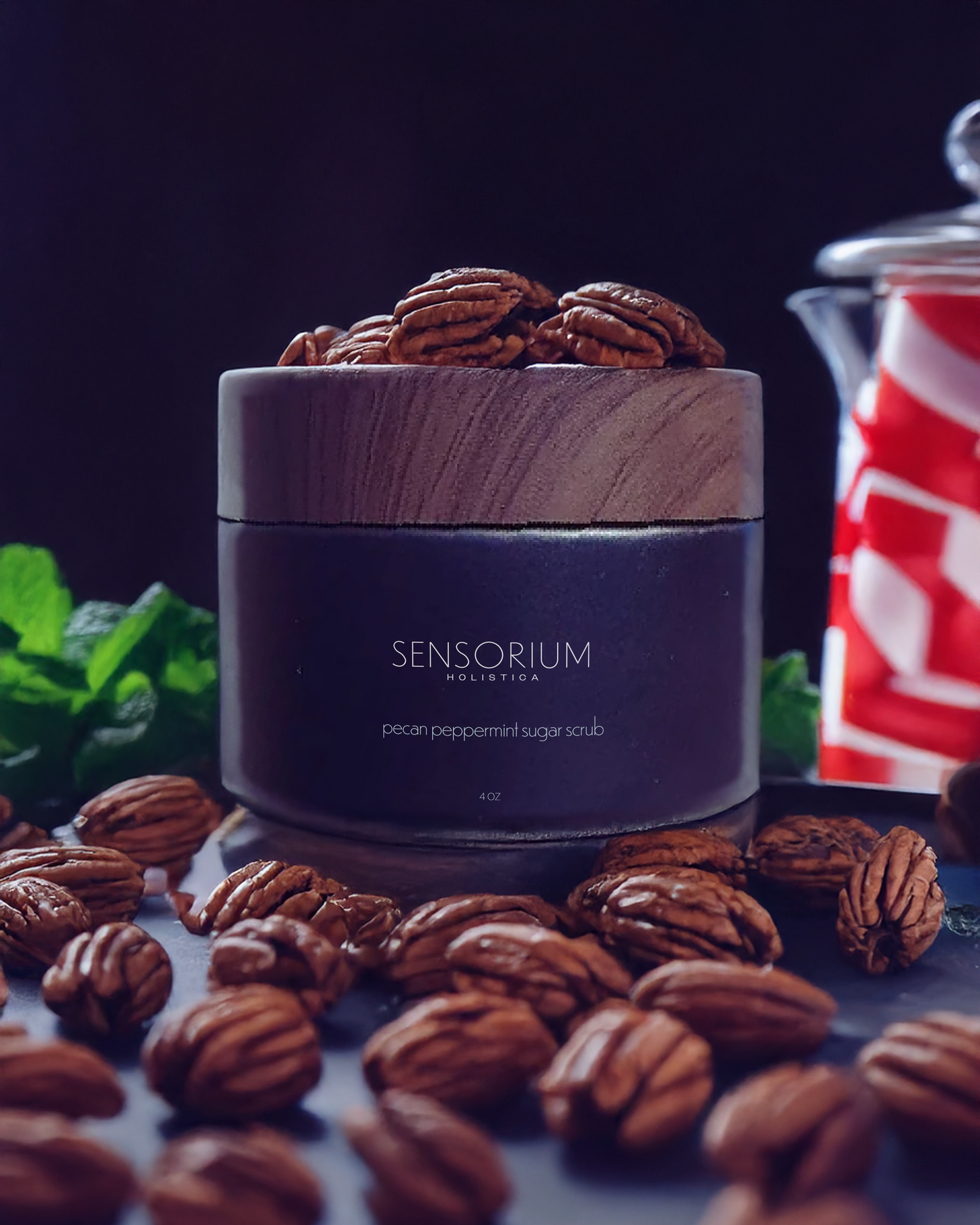 Sensorium Texas Pecan Peppermint Sugar Scrub